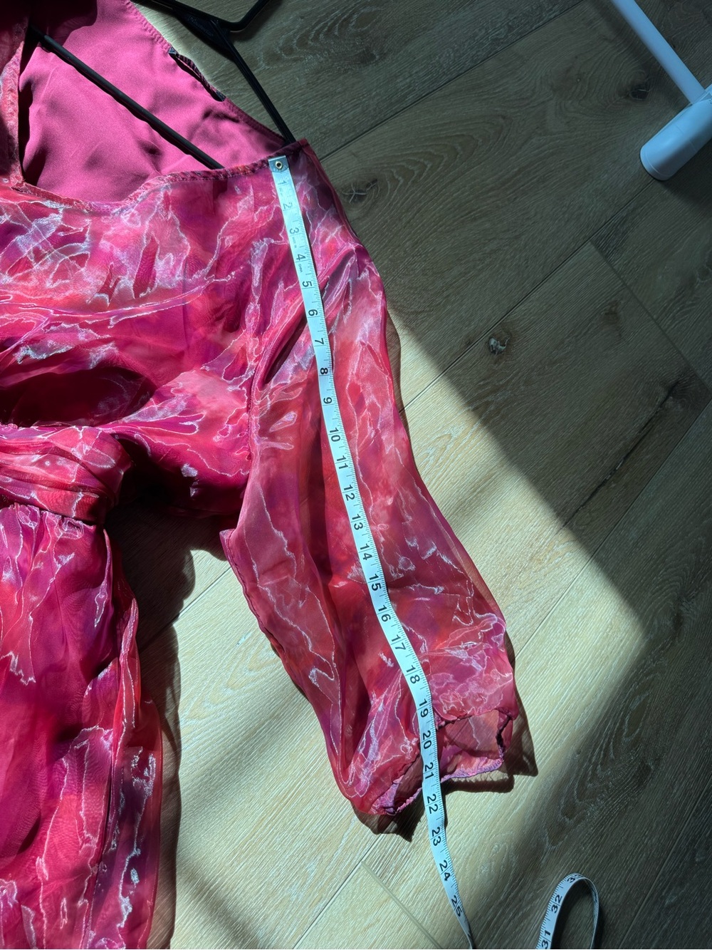 BloomChic vibrant pink and red patterned dress size 18-20 - Picture 7 of 8